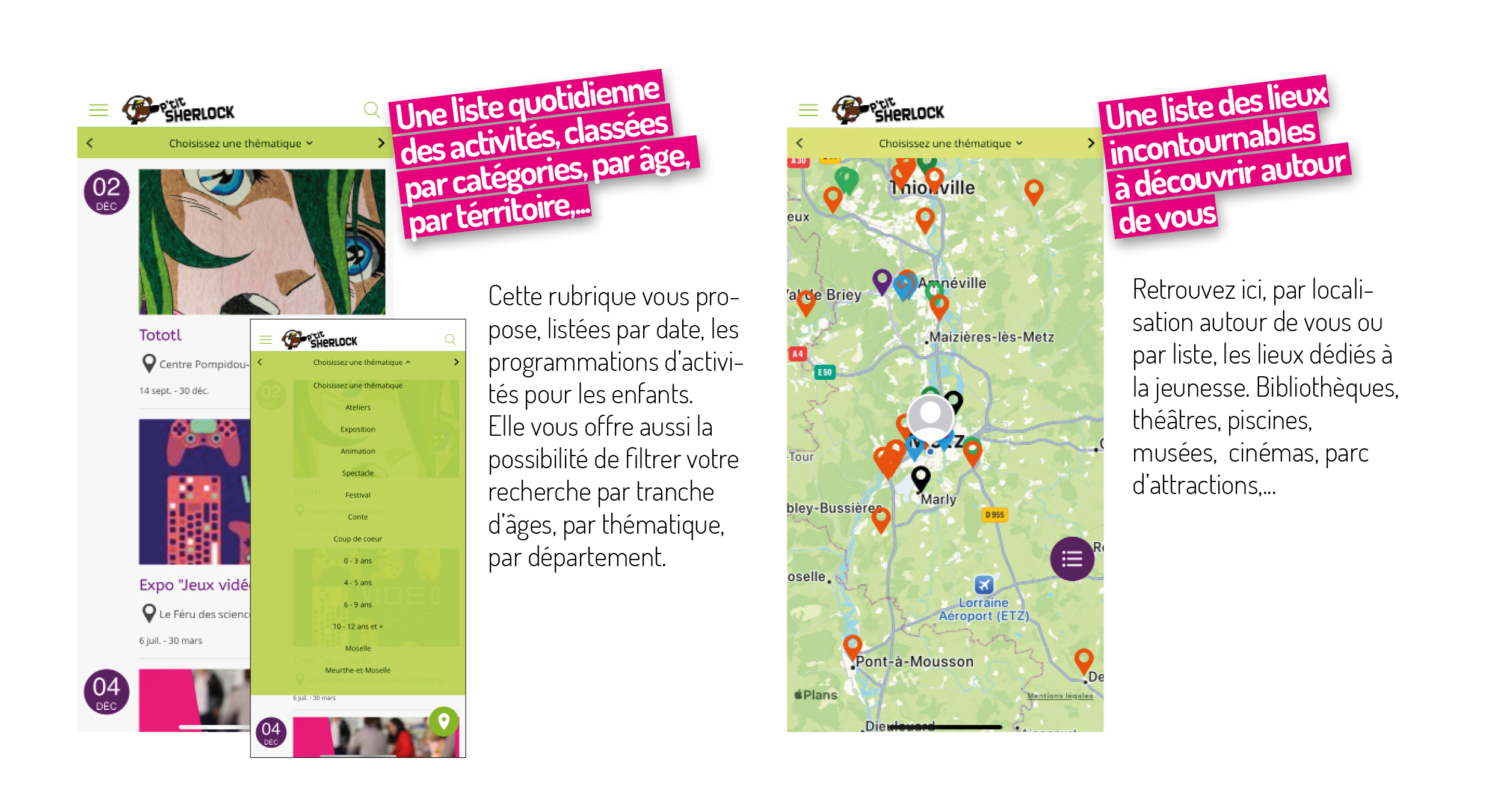 P'tit sherlock, l'app des familles pour les enfants
