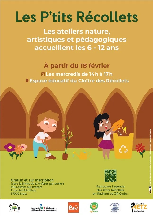 Atelier enfants les ptits recollets à Metz